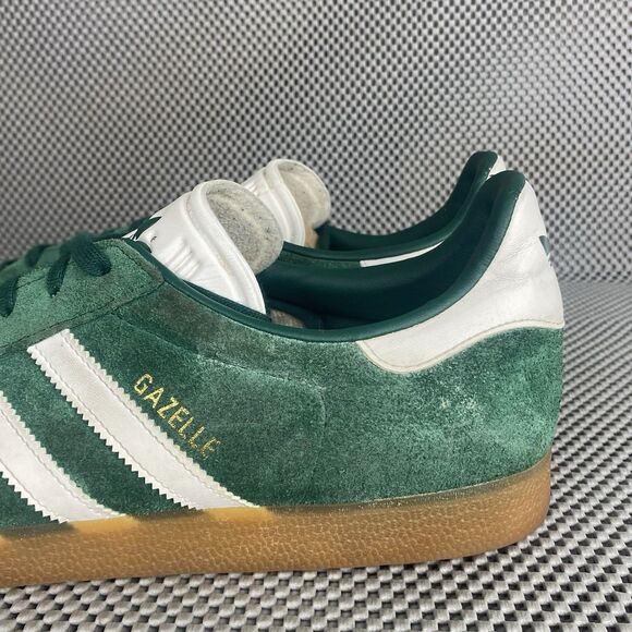 Adidas Gazelle Men Size 13 Green Suede Low Top Lace Up 029002 - Picture 8 of 14